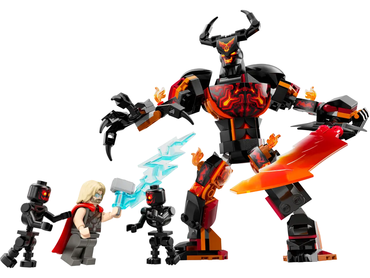 Thor vs. Surtur Construction Figure