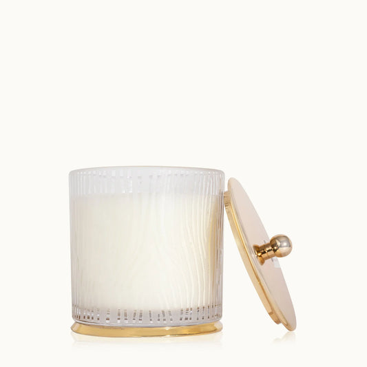Frasier Fir Frosted Wood Grain Candle - Large