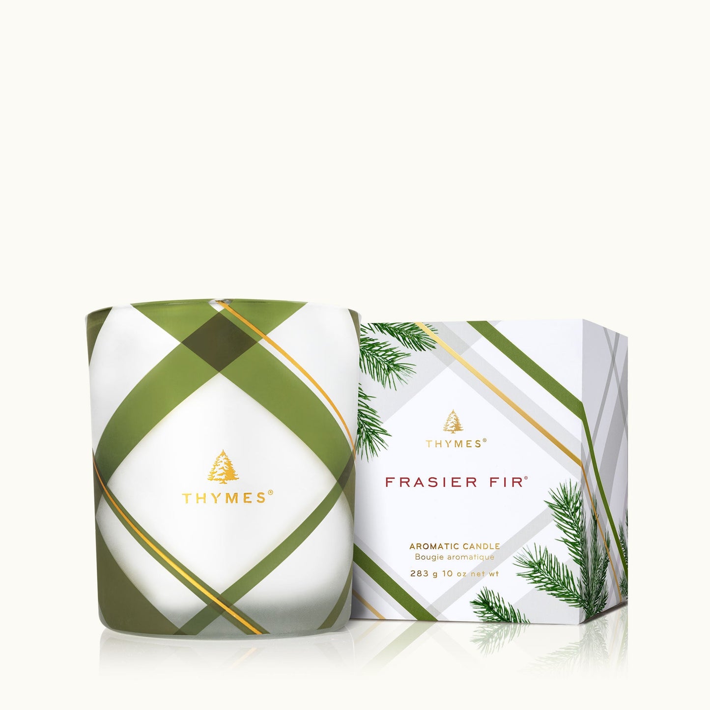 Frasier Fir Medium Plaid Candle