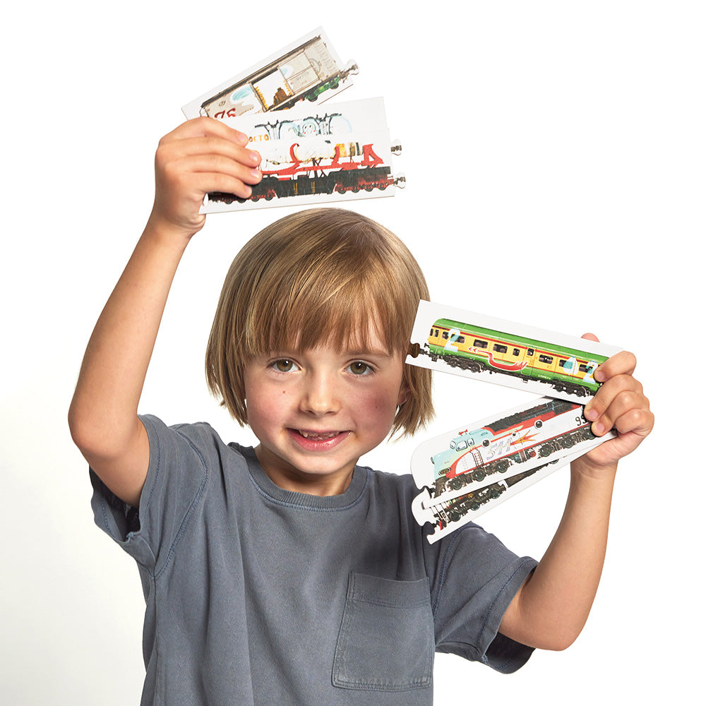 Mix and Match Trains Puzzle