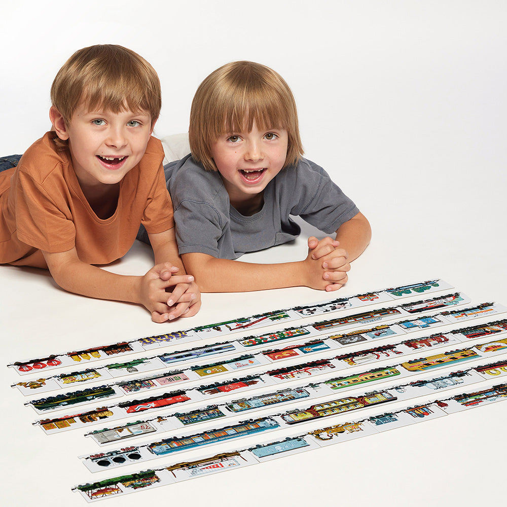Mix and Match Trains Puzzle