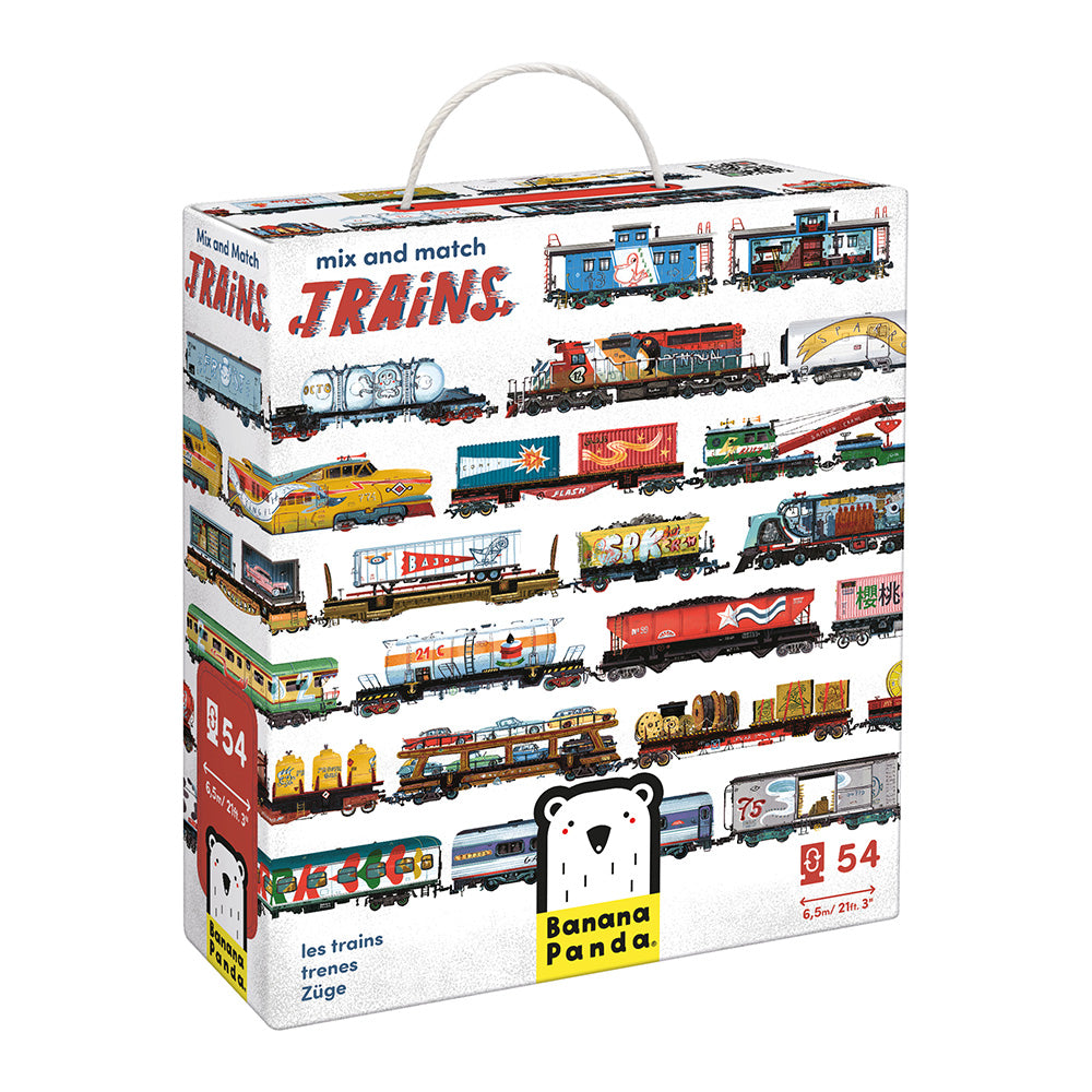 Mix and Match Trains Puzzle