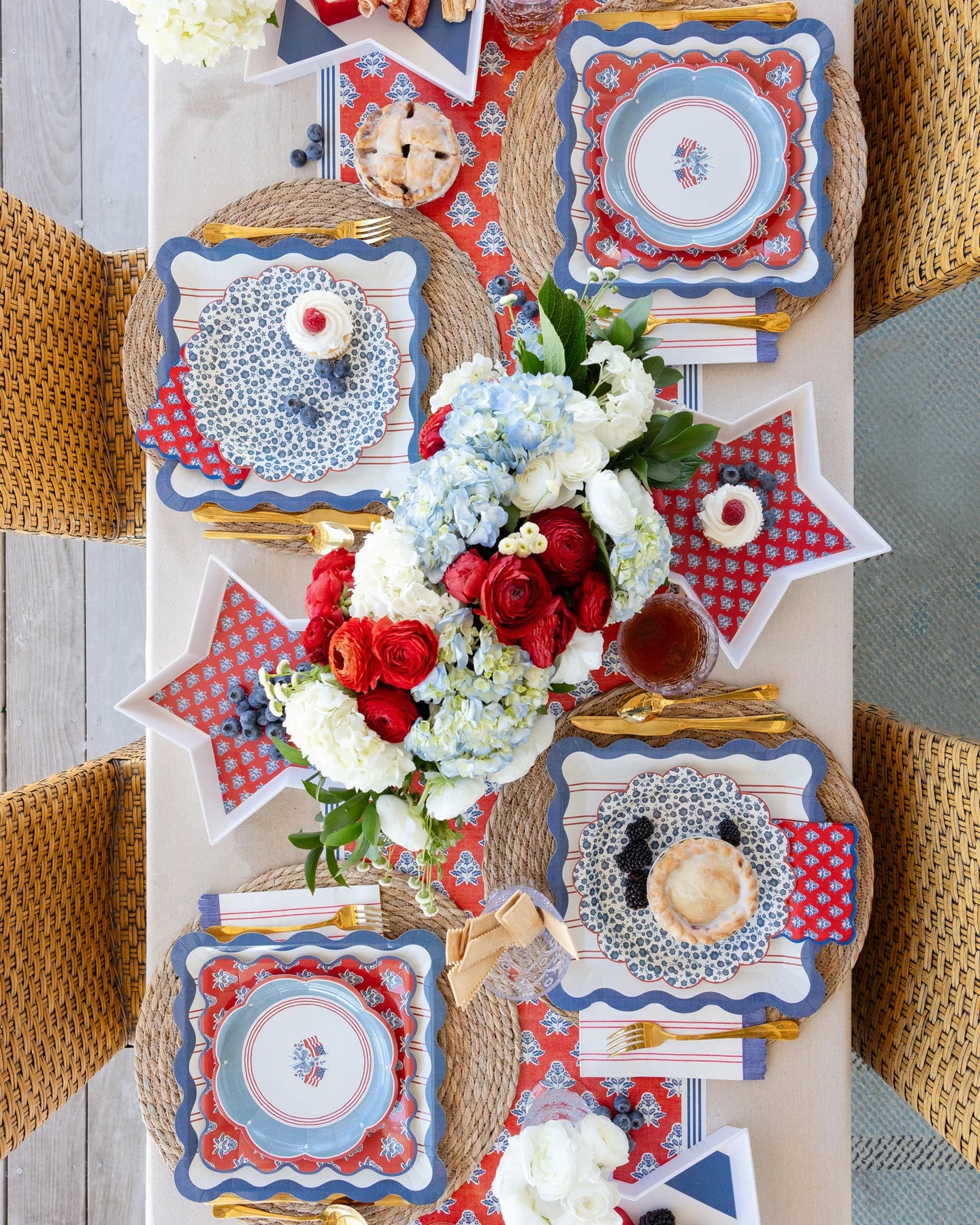 Star Bamboo Tray
