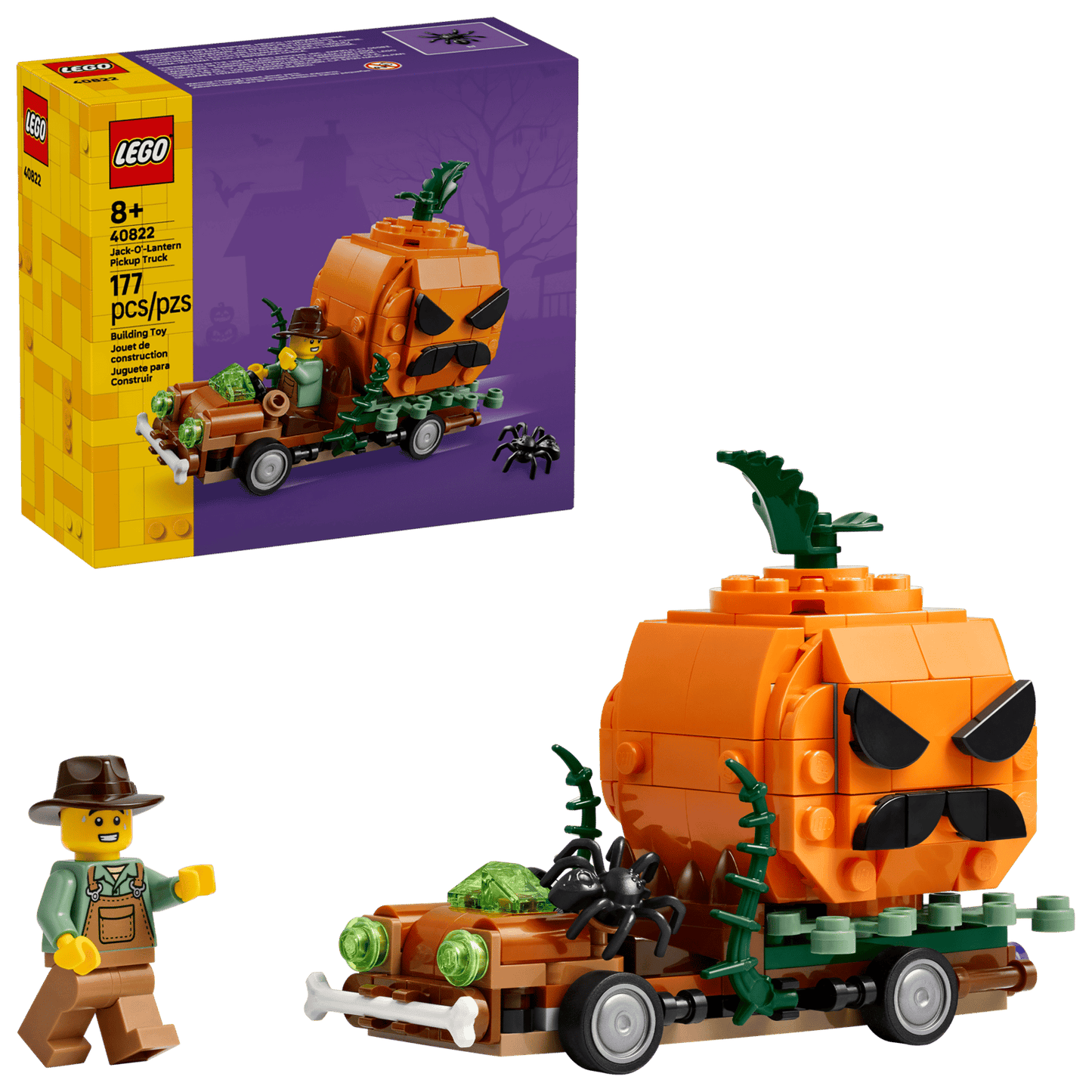 Jack-O'-Lantern Pickup Truck