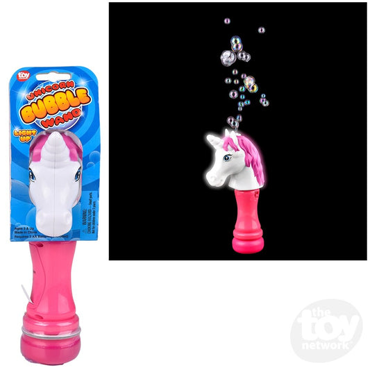 Unicorn Light-Up Bubble Wand