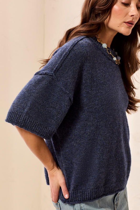 Nightfall Lofty Elbow Sleeve Sweater