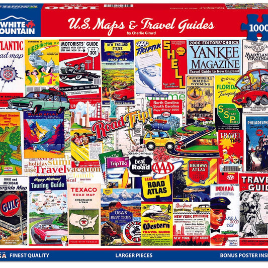 US Maps and Travel Guides Puzzle