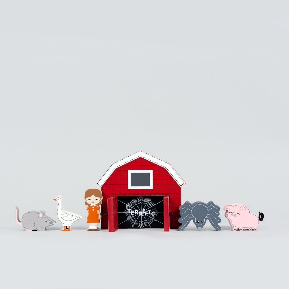 Wood Story Book - Charlotte's Web