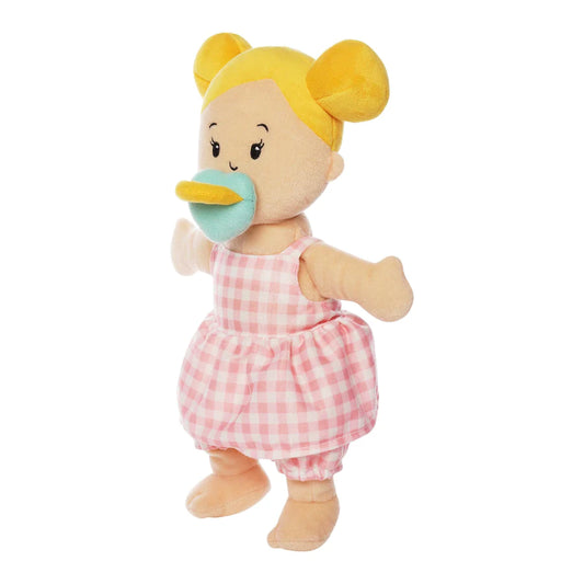 Wee Baby Stella Peach Doll with Blonde Buns