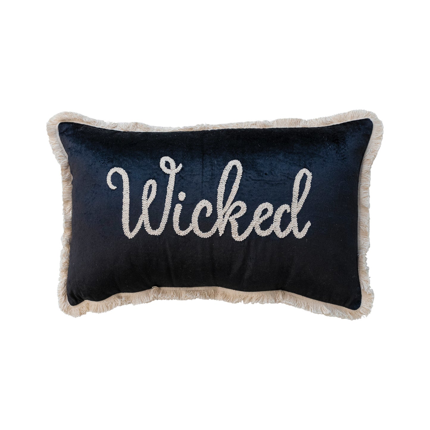 "Wicked" Velvet Pillow