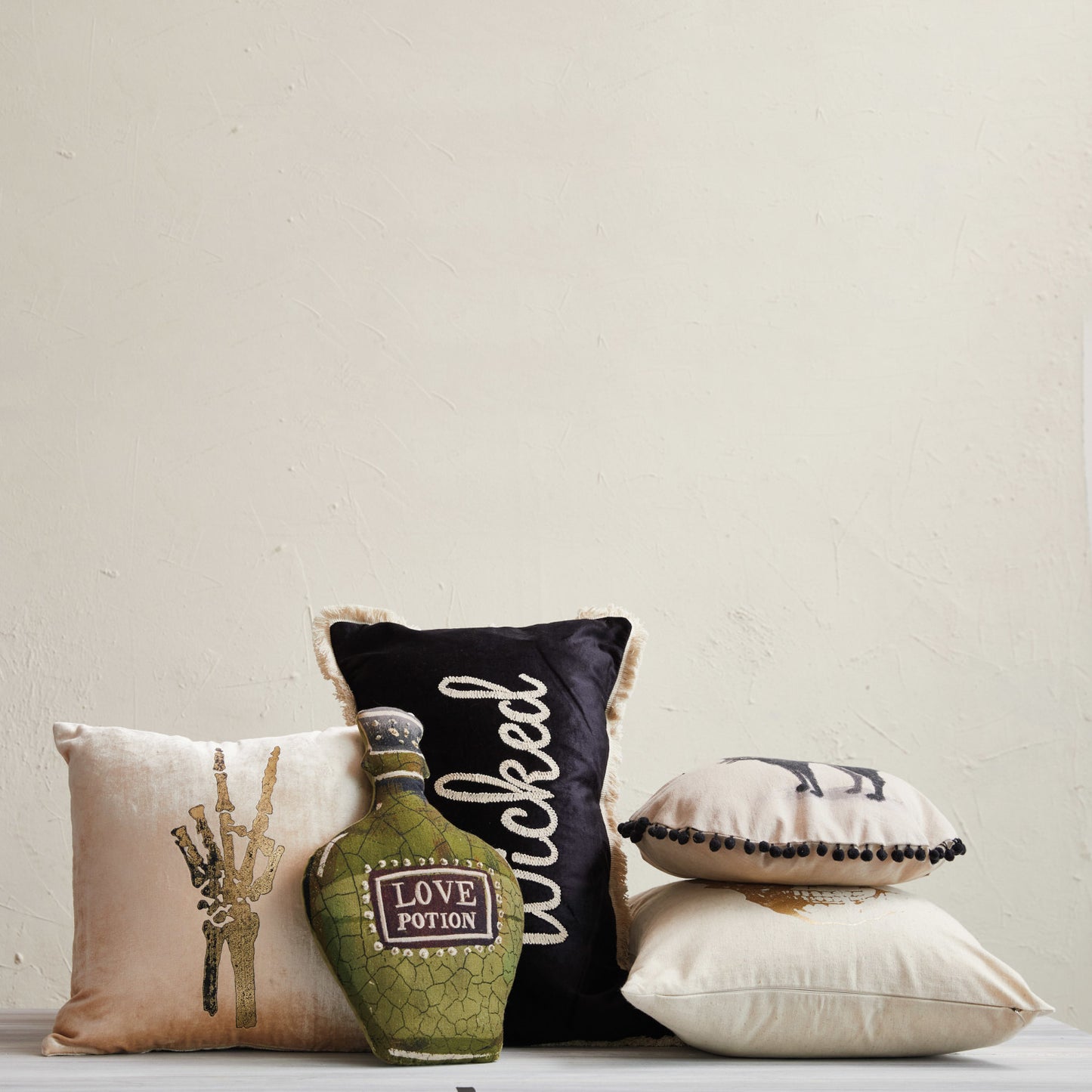 "Wicked" Velvet Pillow