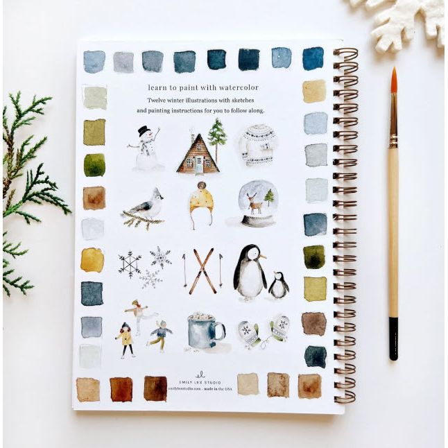 Winter Watercolor Workbook