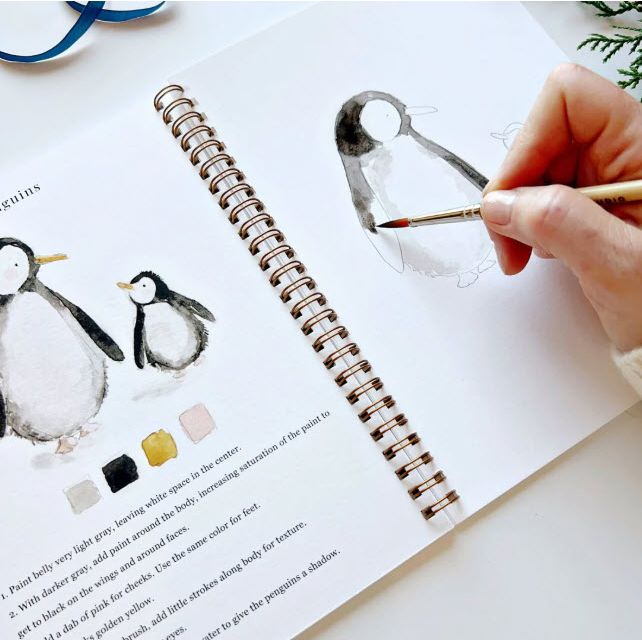 Winter Watercolor Workbook