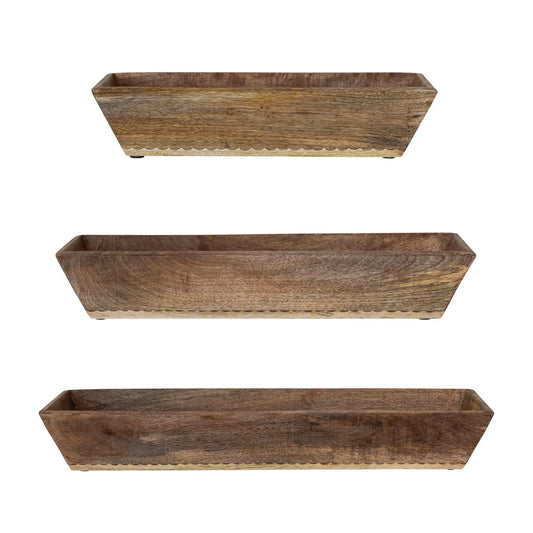 Mango Wood Trug