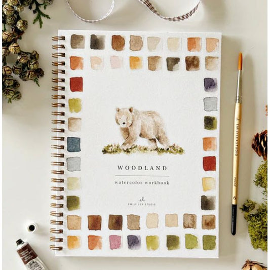Woodland Watercolor Workbook