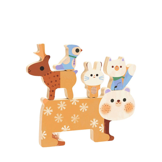 Wooden Stacking Animals