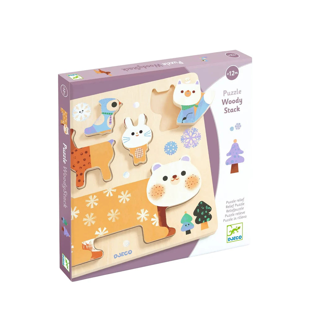 Wooden Stacking Animals