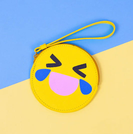 Novelty Wristlet - Tearful Joy Emoji