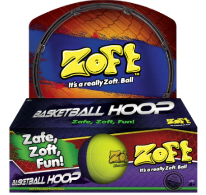 Zoft Indoor Basketball Hoop and Ball