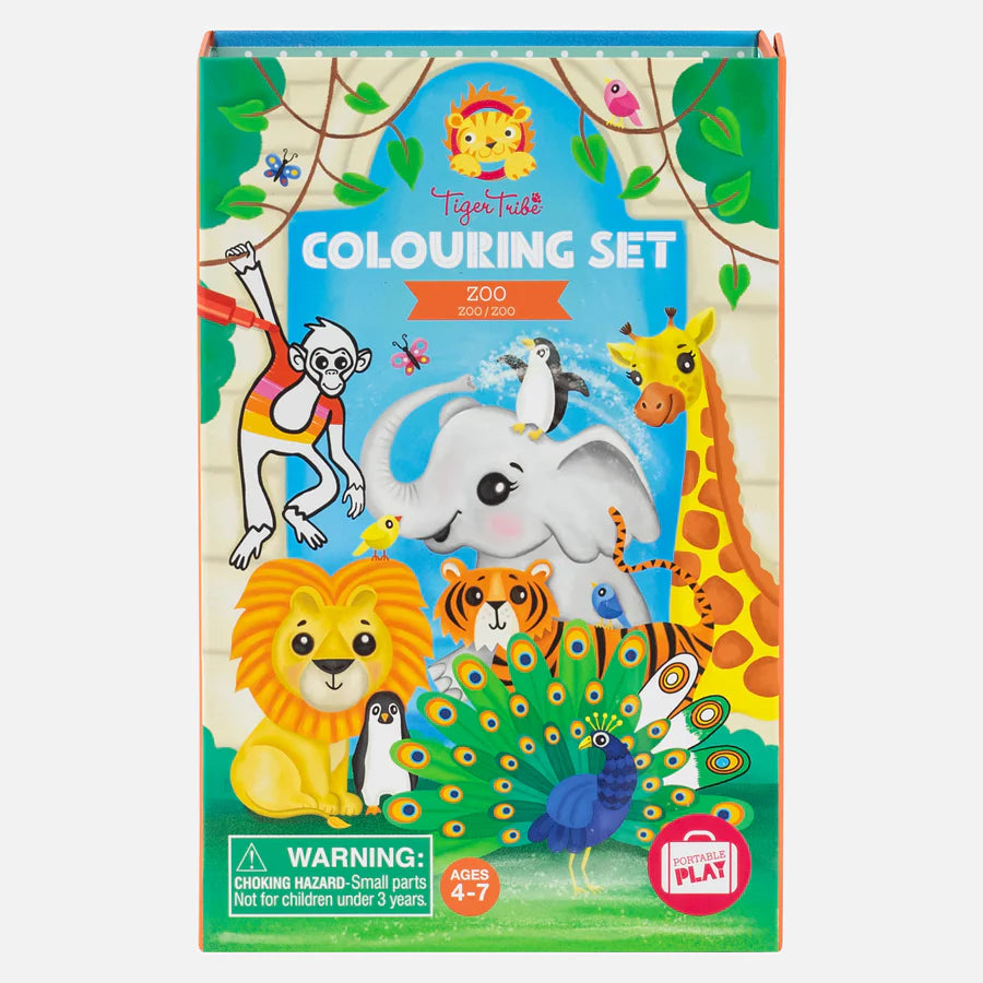 Coloring Set - Zoo