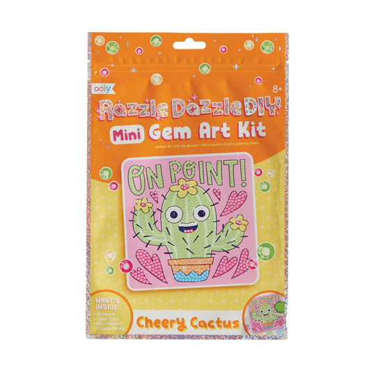 Razzle Dazzle D.I.Y. Mini Gem Art Kit: Cheery Cact