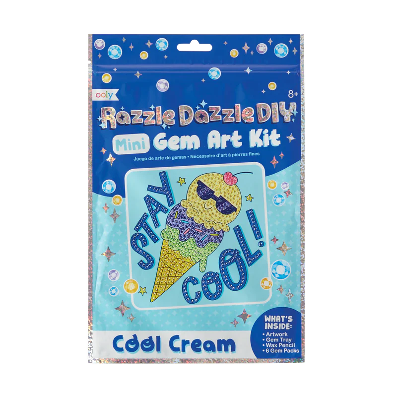 Mini Gem Art Kit: Cool Cream