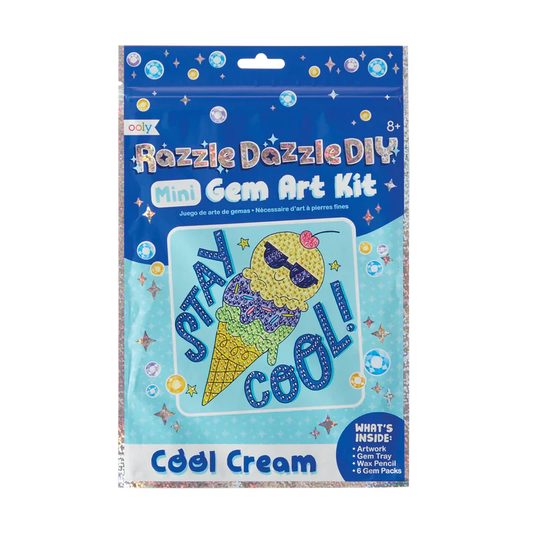 Mini Gem Art Kit: Cool Cream