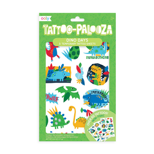 Dino Days Temporary Tattoo