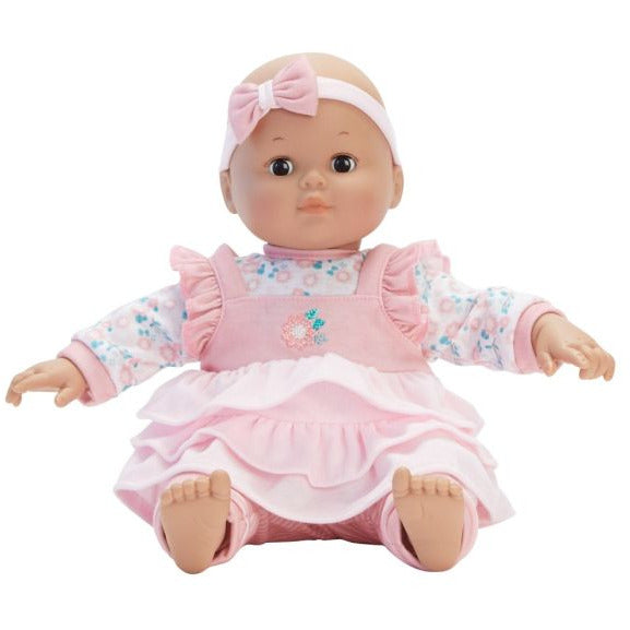 Baby Cuddles Pink Floral Medium Skin Tone