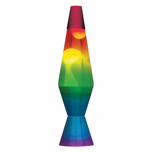 Lava Lamp - Rainbow White/Clear/Tricolor