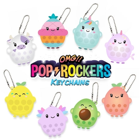 OMG Pop Rocker Mini Keychains