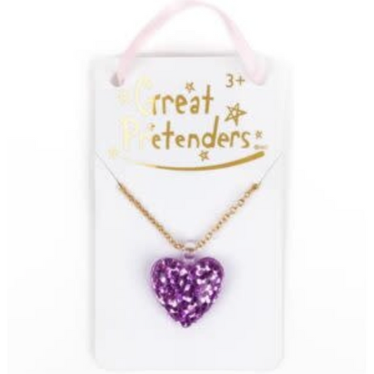 Glitter Heart Necklace