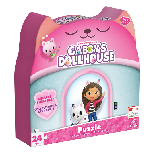 Gabby`s Dollhouse, 24-Piece Jigsaw Puzzle