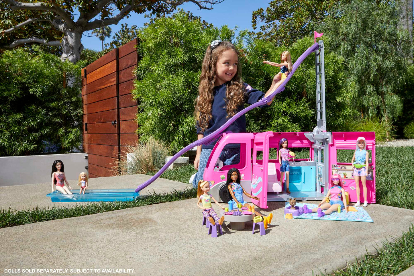 Barbie Dreamcamper Toy Playset With Pool