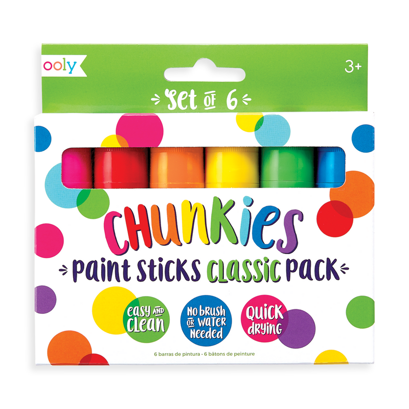 Chunkies Paint Sticks -  Classic Set of 6