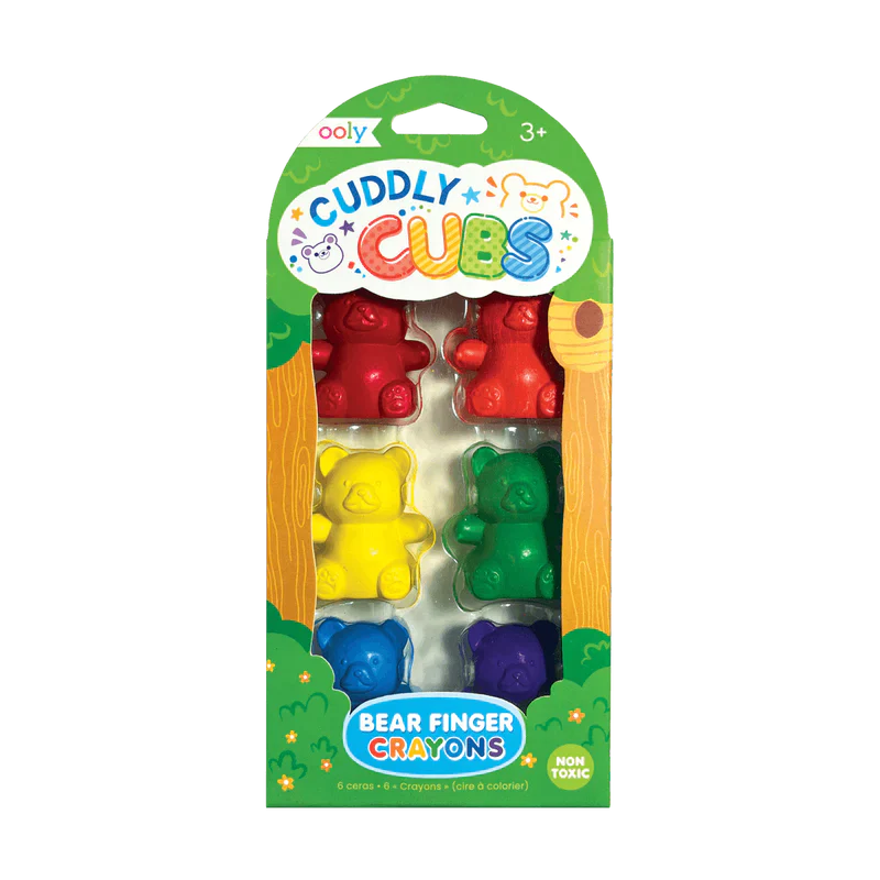 Cuddly Cubs Bear Finger Crayons