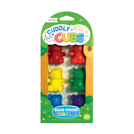 Cuddly Cubs Bear Finger Crayons