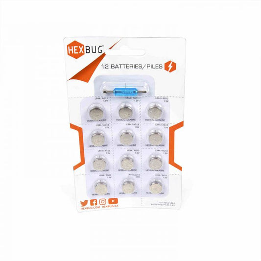 HEXBUG Batteries 12-pk With Tool