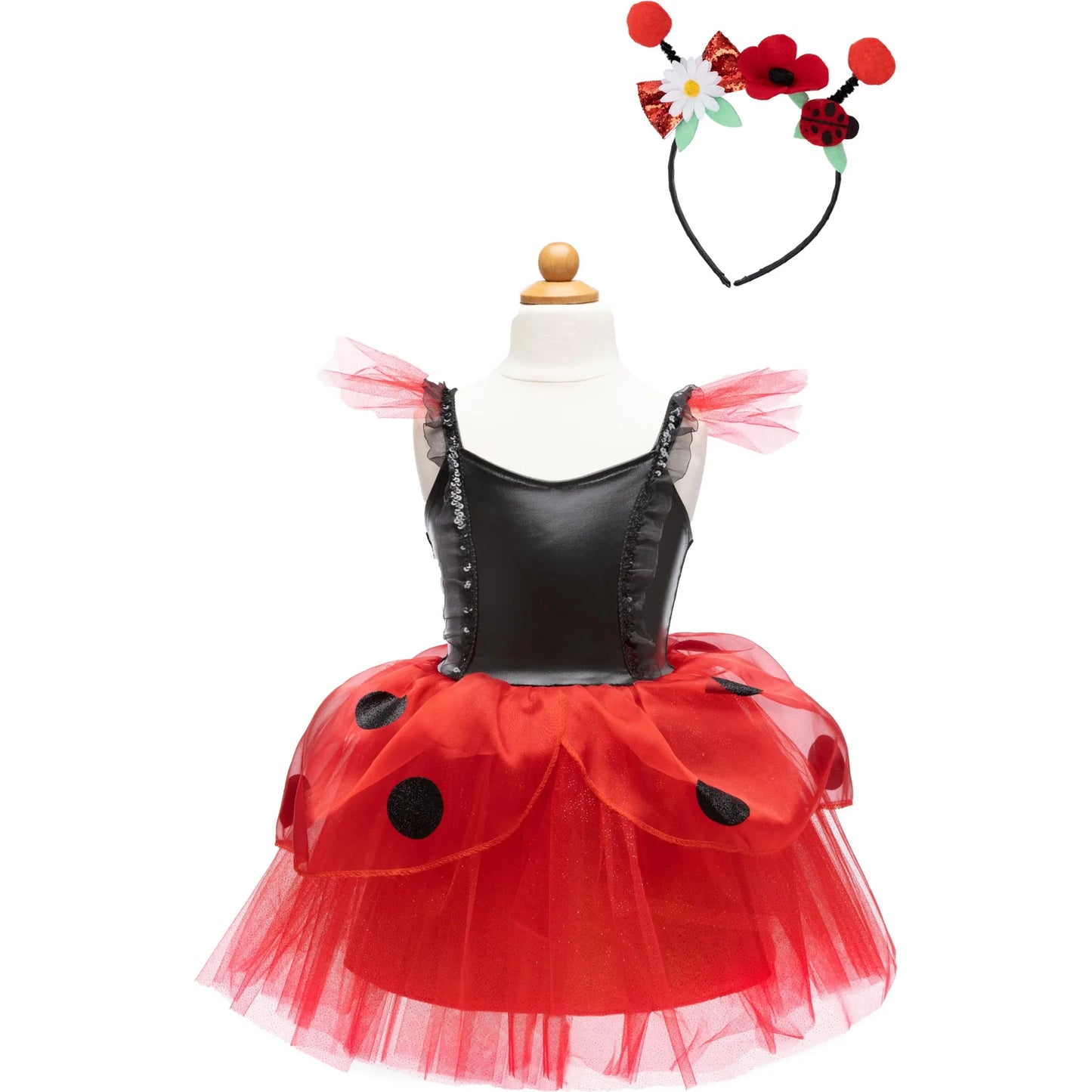Ladybug Dress and Headband Size 5-6
