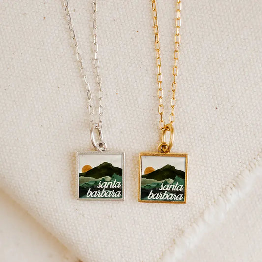 Sun Valley Mountain Sunset Necklace