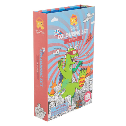 SCI FI FUN - 3D COLORING SET