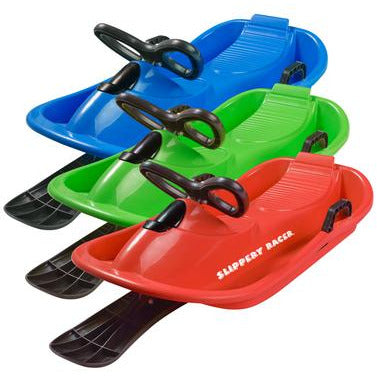 Slippery Racer Downhill Derby Kids Snow Sled - Red