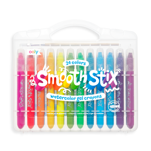 Smooth Stix Watercolor Gel Crayons - Set of 24