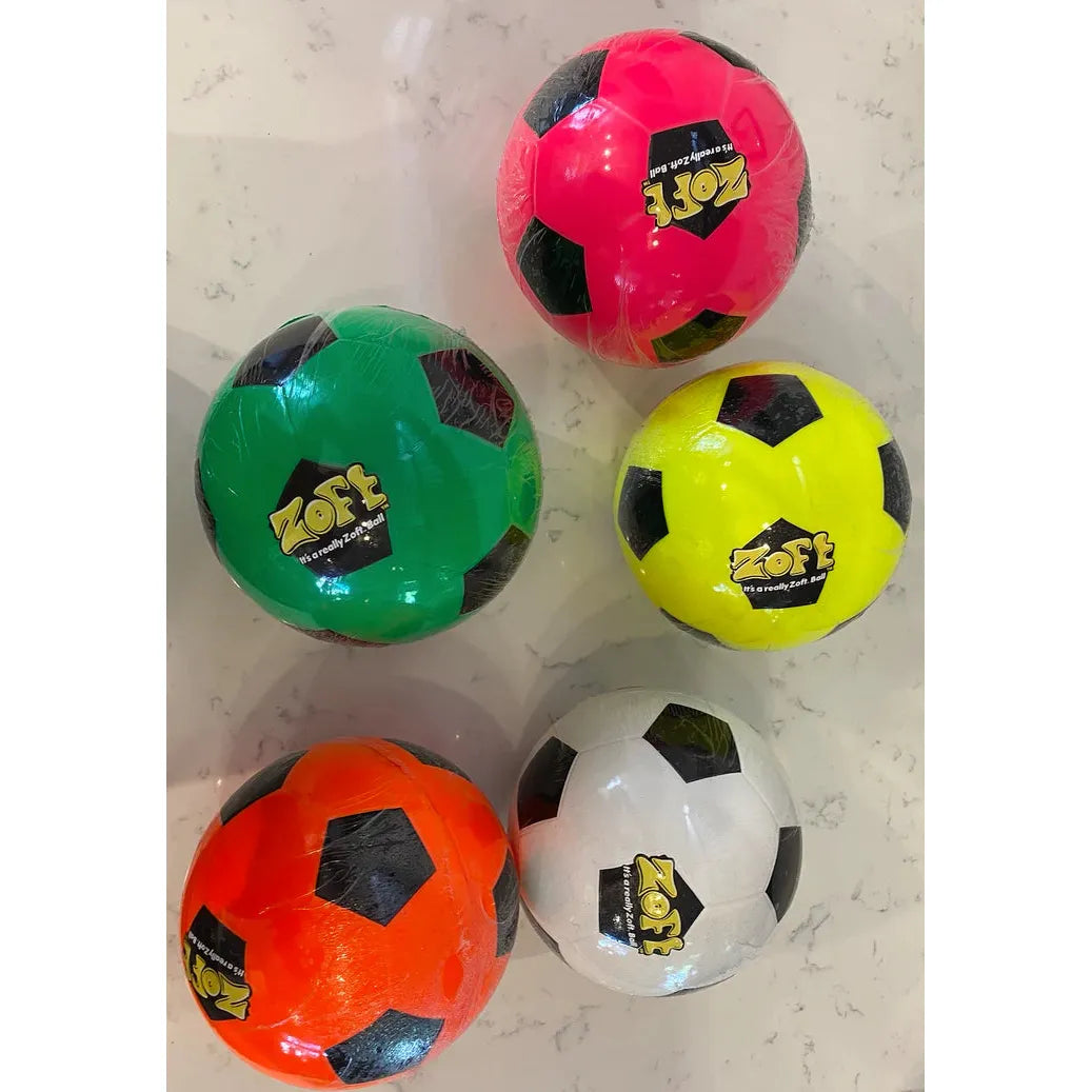 Zoft foam soccer ball