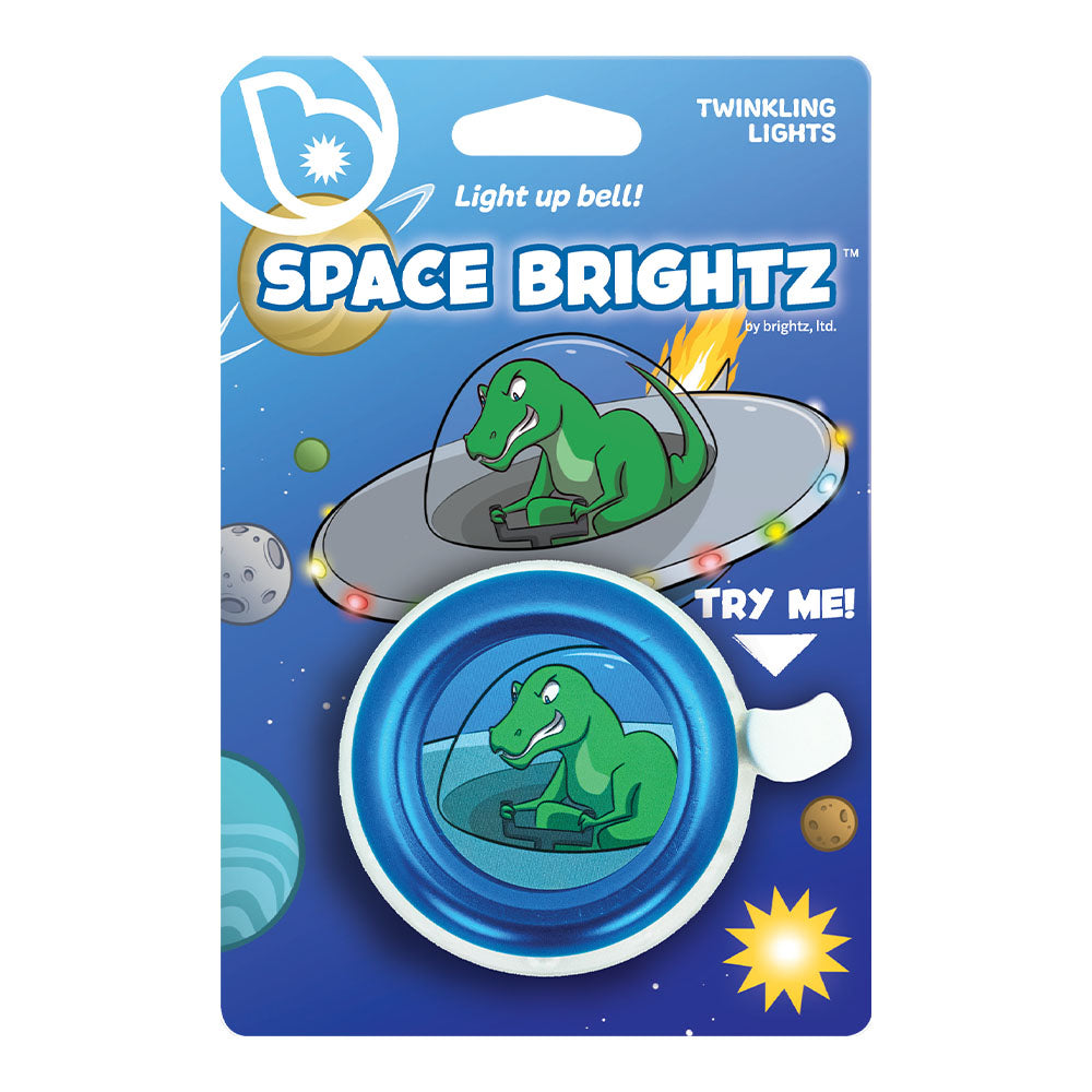 Space Brightz Blue Dinosaur Bell, Lights Twinkles