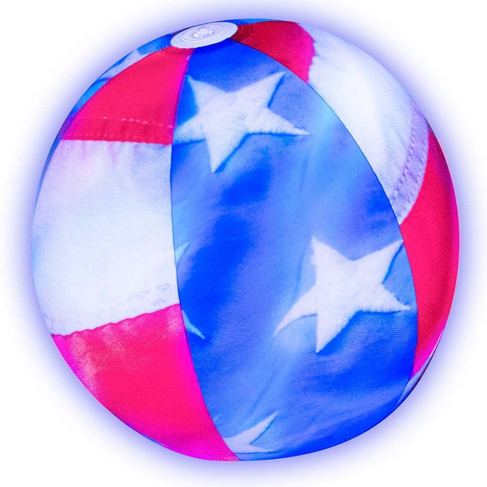 Stars & Stripes Illuminated Jumbo Beach Ball