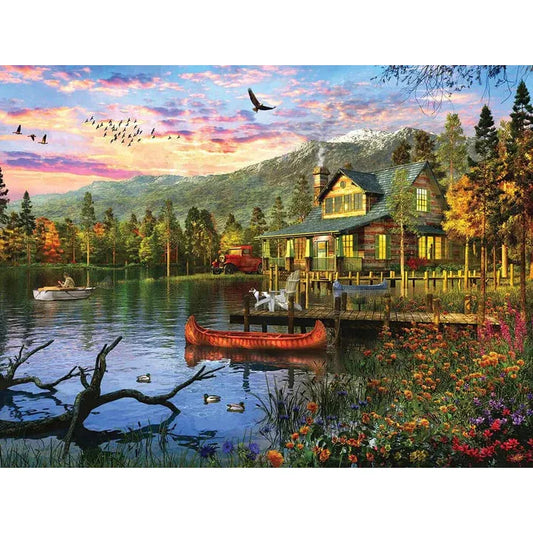Sunset Cabin Puzzle