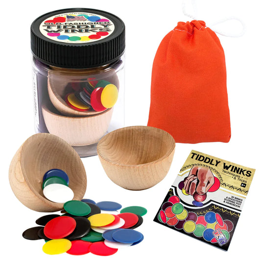 Tiddly Winks Toy Jar and Pouch