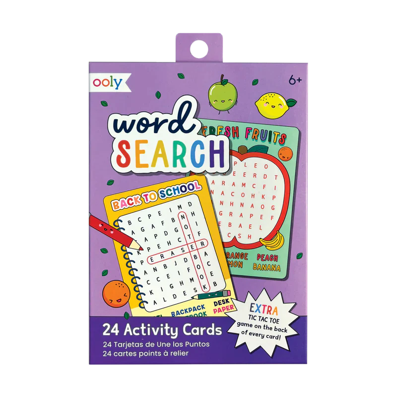 Word Search Activity Cards